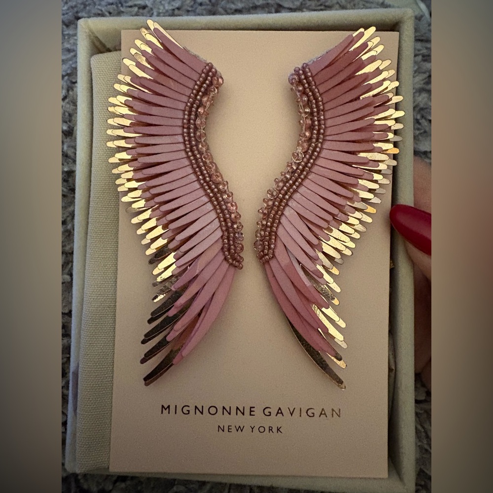 Mignonne Gavigan New York pink Madeline earrings